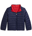 Polo Ralph Lauren Dynejakke - Vendbar - Navy/Rød Polo Ralph Lauren Dynejakke - Vendbar - Navy/Rød