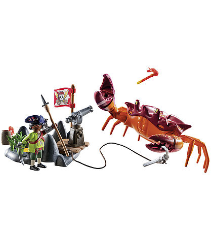 Playmobil Pirates - Kampen mod Kæmpekrabben - 71532 - 26 Dele