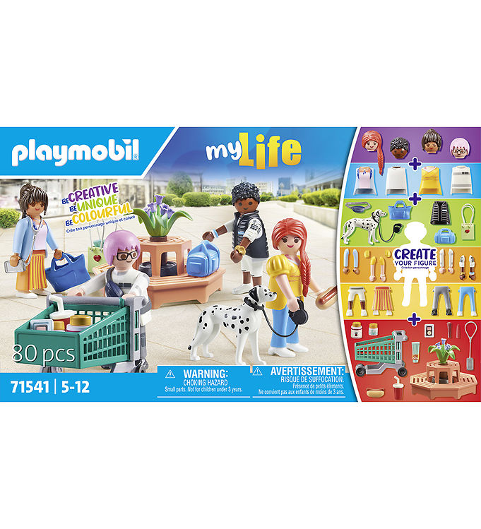 Playmobil My Life - My Figures: Shopping - 71541 - 80 Dele