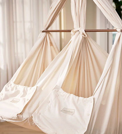 Moonboon Tvillinge-slyngevugge - 70x95 cm - Nature Moonboon Tvillinge-slyngevugge - 70x95 cm - Nature