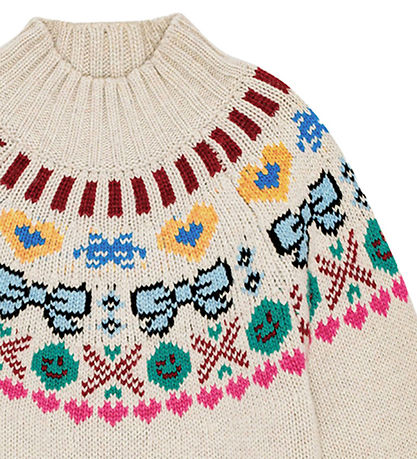 Molo Bluse - Strik - Uld/Akryl - Gimlassi - Pixel Bows