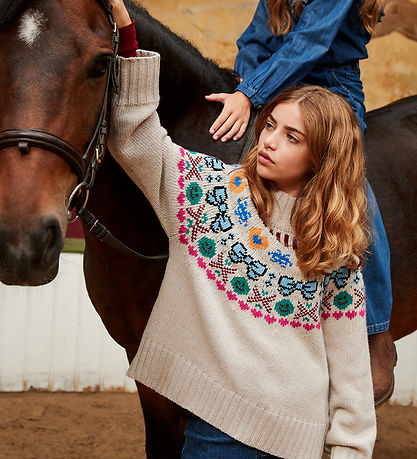 Molo Bluse - Strik - Uld/Akryl - Gimlassi - Pixel Bows