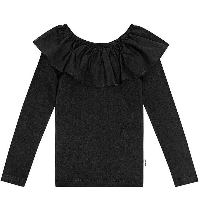 Molo Bluse - Rib - Renate - Sort