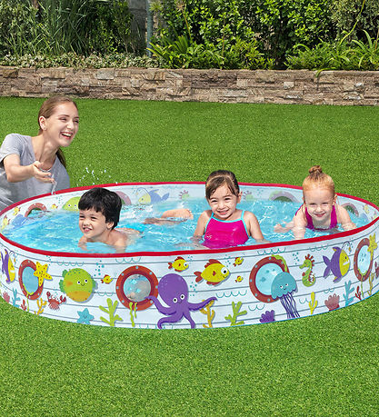 Bestway Badebassin - 152x25cm - Marine Fill 'N Fun