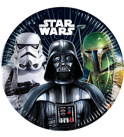 Decorata Party Paptallerkner - 8-pak - 19,5 cm - Star Wars Galax Decorata Party Paptallerkner - 8-pak - 19,5 cm - Star Wars Galax