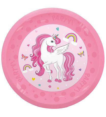 Decorata Party Plastiktallerkner - 4-pak - 21 cm - Unicorn Rainb Decorata Party Plastiktallerkner - 4-pak - 21 cm - Unicorn Rainb