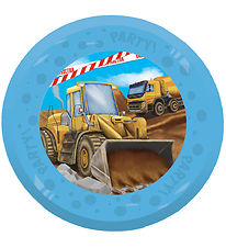 Decorata Party Plastiktallerkner - 4-pak - 21 cm - Construction Decorata Party Plastiktallerkner - 4-pak - 21 cm - Construction