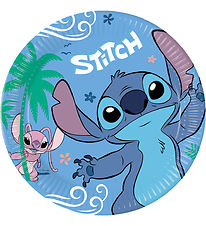 Decorata Party Paptallerkner - 8-pak - 23 cm - Stitch & Angel Decorata Party Paptallerkner - 8-pak - 23 cm - Stitch & Angel