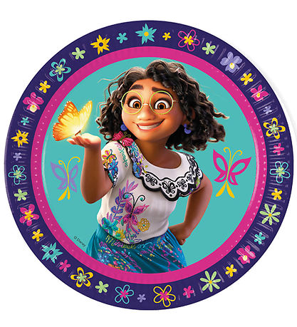 Decorata Party Paptallerkner - 8-pak - 23 cm - Encanto Decorata Party Paptallerkner - 8-pak - 23 cm - Encanto