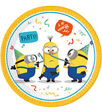 Decorata Party Paptallerkner - 8-pak - 23 cm - Minions: The Rise Decorata Party Paptallerkner - 8-pak - 23 cm - Minions: The Rise