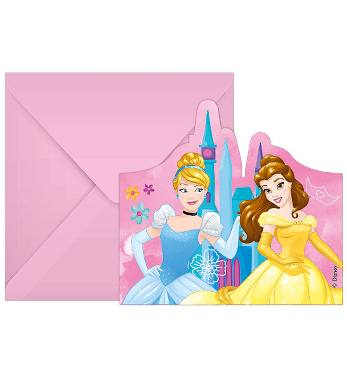 Globos Invitations and Envelopes FSC Disney Princess Live Your Story 6 pcs.