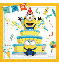 Decorata Party Servietter - 20-pak - 33x33 cm - Minions: The Ris Decorata Party Servietter - 20-pak - 33x33 cm - Minions: The Ris