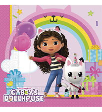 Decorata Party Servietter - 20-pak - 33x33 cm - Gabby's Dollhous Decorata Party Servietter - 20-pak - 33x33 cm - Gabby's Dollhous