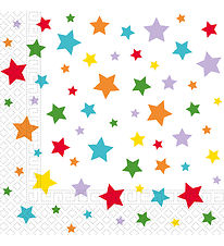 Decorata Party Servietter - 20-pak - 33x33 cm - Multicolor Brigh Decorata Party Servietter - 20-pak - 33x33 cm - Multicolor Brigh