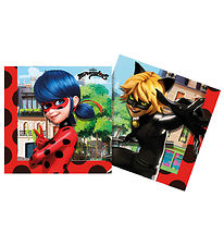 Decorata Party Servietter - 20-pak - 33x33 cm - Miraculous Ladyb Decorata Party Servietter - 20-pak - 33x33 cm - Miraculous Ladyb