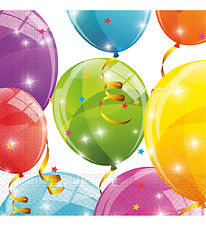 Decorata Party Servietter - 20-pak - 33x33 cm - Sparkling Balloo Decorata Party Servietter - 20-pak - 33x33 cm - Sparkling Balloo