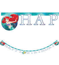 Decorata Party Happy Birthday Banner - Ariel Curious Decorata Party Happy Birthday Banner - Ariel Curious