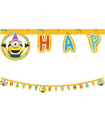 Decorata Party Happy Birthday Banner - Minions The Rise Of Gru