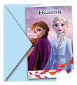 Decorata Party Invitationer - 6-pak - Frozen II Decorata Party Invitationer - 6-pak - Frozen II