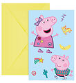 Decorata Party Invitationer - 6-pak - Peppa Pig Messy Play Decorata Party Invitationer - 6-pak - Peppa Pig Messy Play