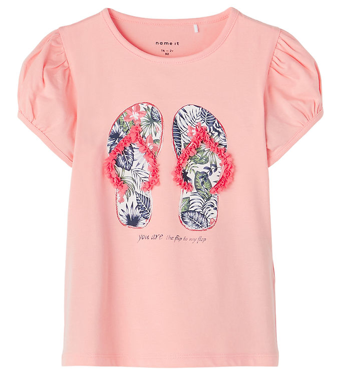 Name It T-shirt - NmfPflorida - Peach Bud