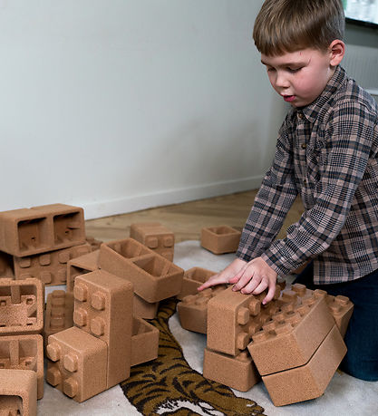 Dantoy Byggeklodser - 22 Dele - Kork