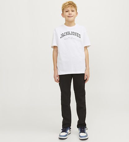 Jack & Jones T-shirt - JjeCaleb - White Jack & Jones T-shirt - JjeCaleb - White