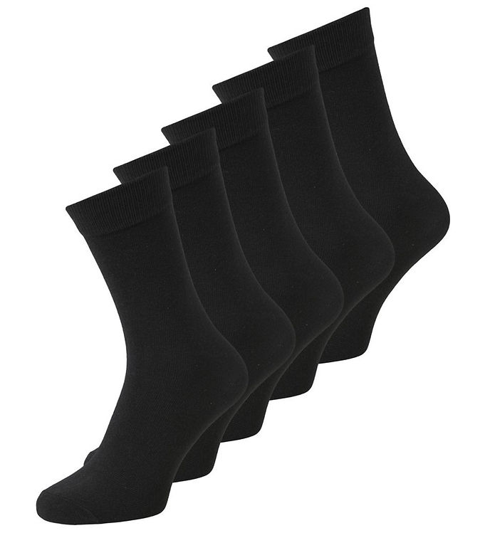 Jack & Jones Strømper - JacBlack - 5 - pak - Noos - Black