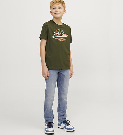 Jack & Jones Jeans - JjiGlenn - Blue Denim Jack & Jones Jeans - JjiGlenn - Blue Denim