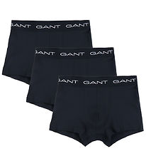 GANT Boxershorts - 3-pak - Sort GANT Boxershorts - 3-pak - Sort