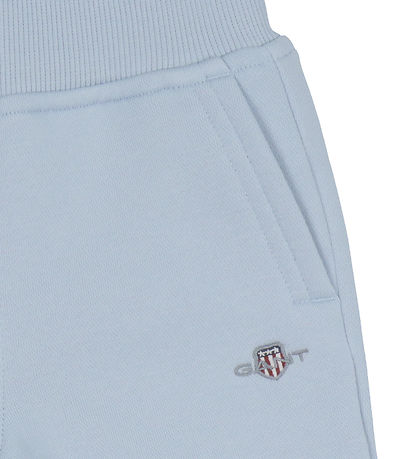 GANT Sweatpants - Shield - Fresh Blue GANT Sweatpants - Shield - Fresh Blue