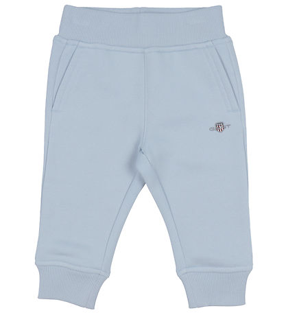 GANT Sweatpants - Shield - Fresh Blue GANT Sweatpants - Shield - Fresh Blue