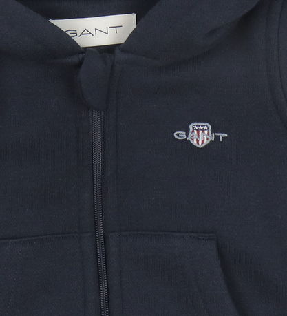 GANT Cardigan - Shield - Evening Blue GANT Cardigan - Shield - Evening Blue