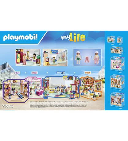 Playmobil My Life - Modebutik - 71534 - 76 Dele Playmobil My Life - Modebutik - 71534 - 76 Dele