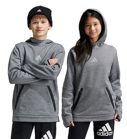 adidas Performance Hættetrøje - J PFL HD - Grå adidas Performance Hættetrøje - J PFL HD - Grå