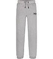 Tommy Hilfiger Sweatpants - Ny Emb Terry - Light Grey Heather Tommy Hilfiger Sweatpants - Ny Emb Terry - Light Grey Heather