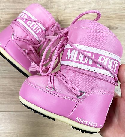 Moon Boot Vinterstøvler - Mini Icon Nylon - Pink