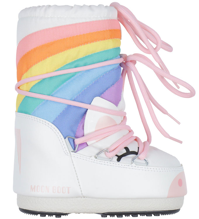 Moon Boot Vinterstøvler - Icon Unicorn - Hvid/Multicolor