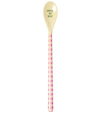 Rice Ske - Melamin - Latte - Pink/Check It Out Rice Ske - Melamin - Latte - Pink/Check It Out
