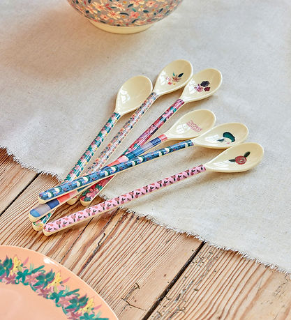 Rice Ske - Melamin - Latte - Blå/Swan Lake