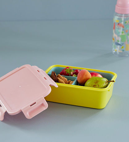 Rice Madkasse - 3 Rum - 1100 ml - Lys Gul Rice Madkasse - 3 Rum - 1100 ml - Lys Gul