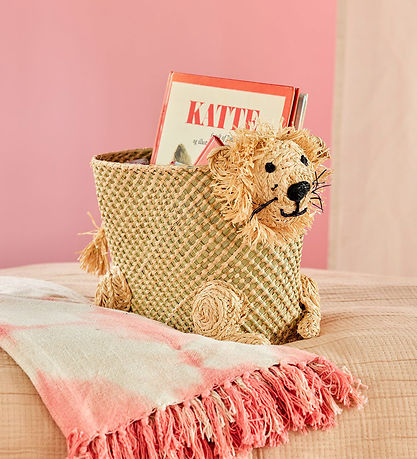 Rice Storage Basket - Raffia/Seaweed - Little Lpractice - Natura