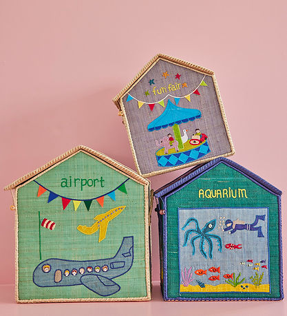 Rice Opbevaringskurve - Raffia - 3 stk. - 40/36/31 cm - Vacation Rice Opbevaringskurve - Raffia - 3 stk. - 40/36/31 cm - Vacation