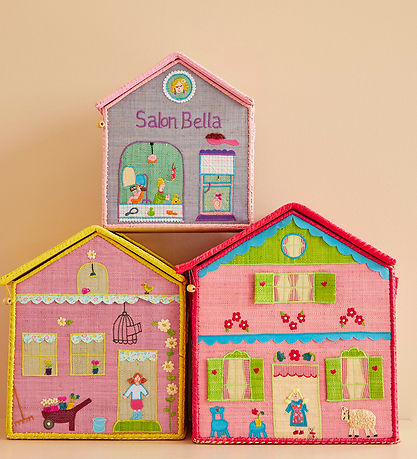 Rice Opbevaringskurve - Raffia - 3 stk. - 40/36/31 cm - House