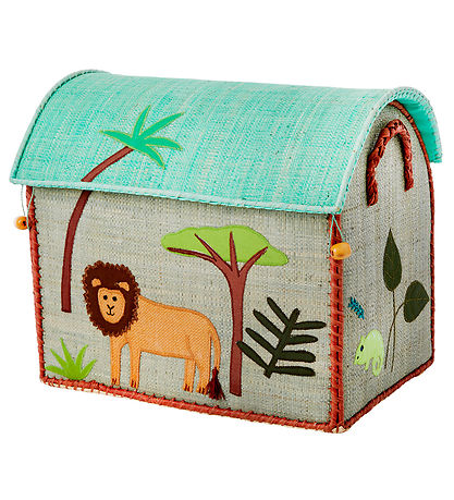 Rice Storage Baskets - Raffia - 3 pcs - 52/45/37 cm - Jungle