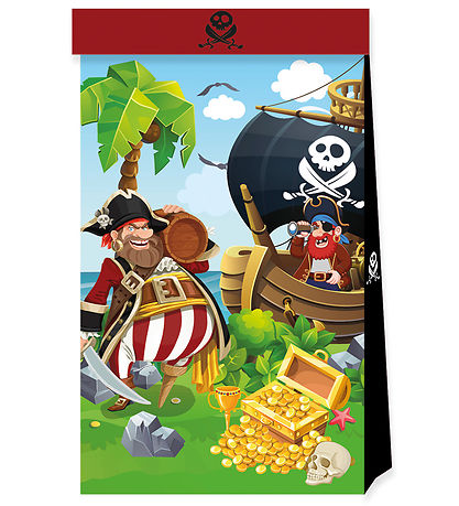 Decorata Party Slikposer - 4-pak - Island Pirates Decorata Party Slikposer - 4-pak - Island Pirates