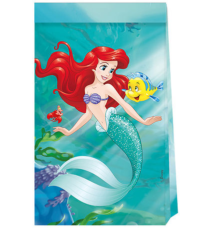 Decorata Party Slikposer - 4-pak - Ariel Curious Decorata Party Slikposer - 4-pak - Ariel Curious