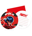 Decorata Party Invitationer - 6-pak - Miraculous Ladybug Decorata Party Invitationer - 6-pak - Miraculous Ladybug