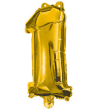 Decorata Party Foileballon - 85 cm - No 1 - Guld Decorata Party Foileballon - 85 cm - No 1 - Guld