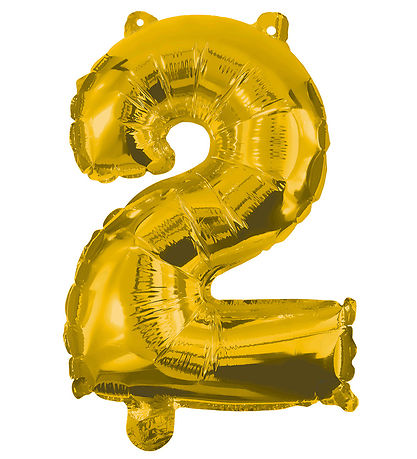 Decorata Party Foil balloon - 85 cm - No 2 - Gold